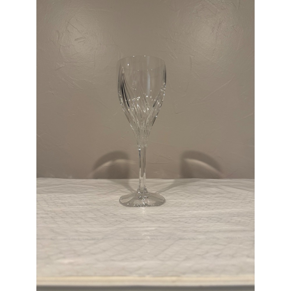 Waterford Crystal Kira Wine Goblet Clear Excellent Cut Glass Stemware 9.25"